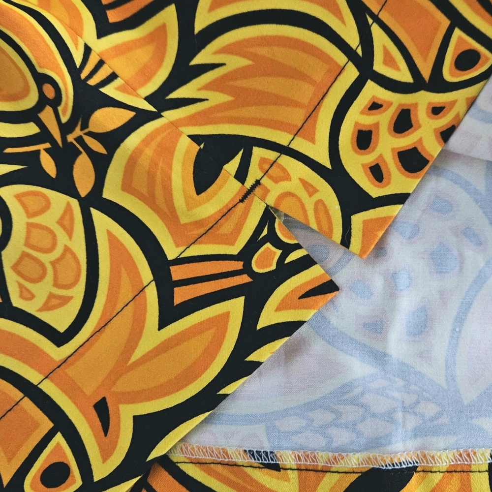 Loudmouth Women's Golf Skirt Sz 4 x 16L XS Yellow Mini Chirp Chirp Stretch Bird - Picture 8 of 12